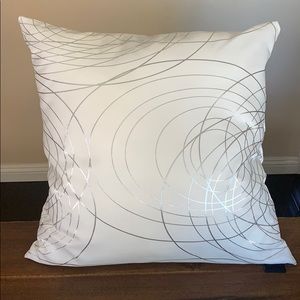 bebe silver throw pillows